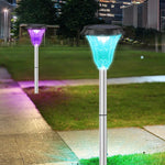 Solar Lamp Courtyard Lamp Household Outdoor Villa Garden Lamp Colorful Decorative Lamp Outdoor Waterproof Floor Lamp