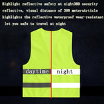 ECVV Reflective Vest Working Vest High Visibility Day Night Warning Safety Vest, Traffic, Construction Safety Clothing