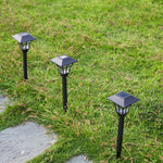 Solar Pathway Lights Outdoor, Waterproof  4 Pack Garden Light Automatic Lighting for Patio Landscape Yard Lawn Walkway Sidewalk