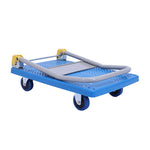 Foldable Platform Trolley Rolling Cart 58 * 88CM Weight Capacity 300KG Dustproof And Silent Rubber Casters High Strength Body