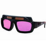 Welding Glasses Argon Arc Welding Glasses Solar PC Material Automatic Dimming Free 1 Protective Lens + 1 Glasses Case