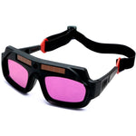 Welding Glasses Argon Arc Welding Glasses Solar PC Material Automatic Dimming Free 1 Protective Lens + 1 Glasses Case