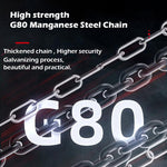 2t 9m (Double Chain) Chain Block Manual Chain Hoist G80 Manganese Steel Chain Carburized Reinforced Gear Material Handling Equipment For WorkShop HS-C2