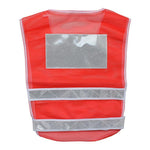 100 Pieces Orange Net Vest Garden Construction Riding Labor Protection Reflective Vest Silver White Reflective Strip The First Five The Last Three