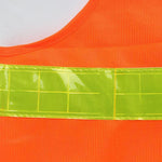 15 Pieces Orange Oxford Reflective Vest Car Traffic Safety Warning Vest Orange One Size Fits All