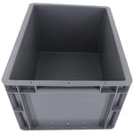 300 * 200 * 150 Uncovered Grey Turnover Box Plastic Box Thickened Auto Parts Stackable Turnover Box Storage Box Parts Box