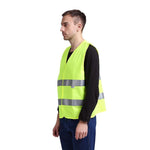 Free Size Reflective Safety Vest High Visibility For Outdoor Works