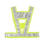 10 Pieces V-type Warp Knitted Vest reflective Vest Yellow Uniform