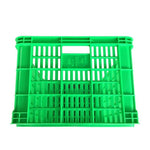 Large Square Plastic Basket Turnover Basket Factory Plastic Frame Turnover Box Express Basket  610 * 420 * 260 (green)