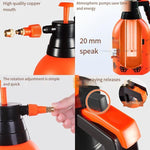 Watering Flower Pot Spray Bottle Garden Household Watering Kettle Pressure Sprayer Sterilizing Kettle (orange Red)