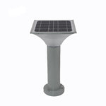 Solar Lawn Lamp Light Control Intelligent Induction Led 7w White Light Square Height 34cm