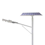 50W Light-Controlled Intelligent Sensor Street Lamp Outdoor LED Solar Street Light with 4m Lamp Pole IP65