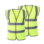 Reflective Vest Fluorescent Yellow S / M / L / Xl / Xxl / Xxl High Visibility Reflective Vest Safety Working Vest