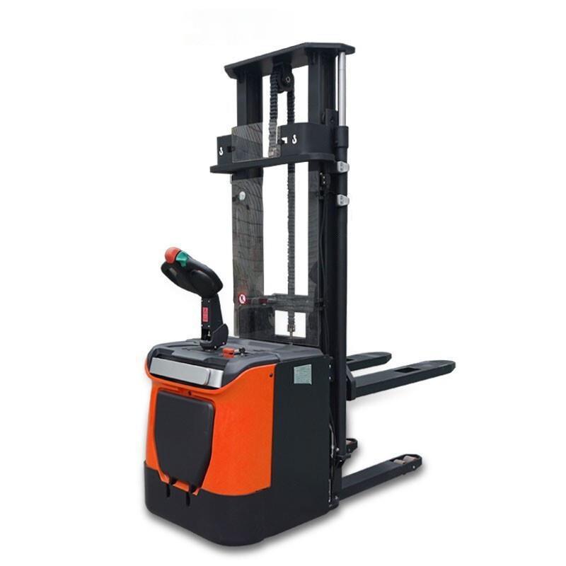 2t 2.9m Electric Forklift Station Driving All Electric Stacker Hydraulic Pallet Loader Storage Stacker