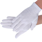 12 Pairs*6 Yarn Gloves White Ceremonial Gloves White Cotton Gloves