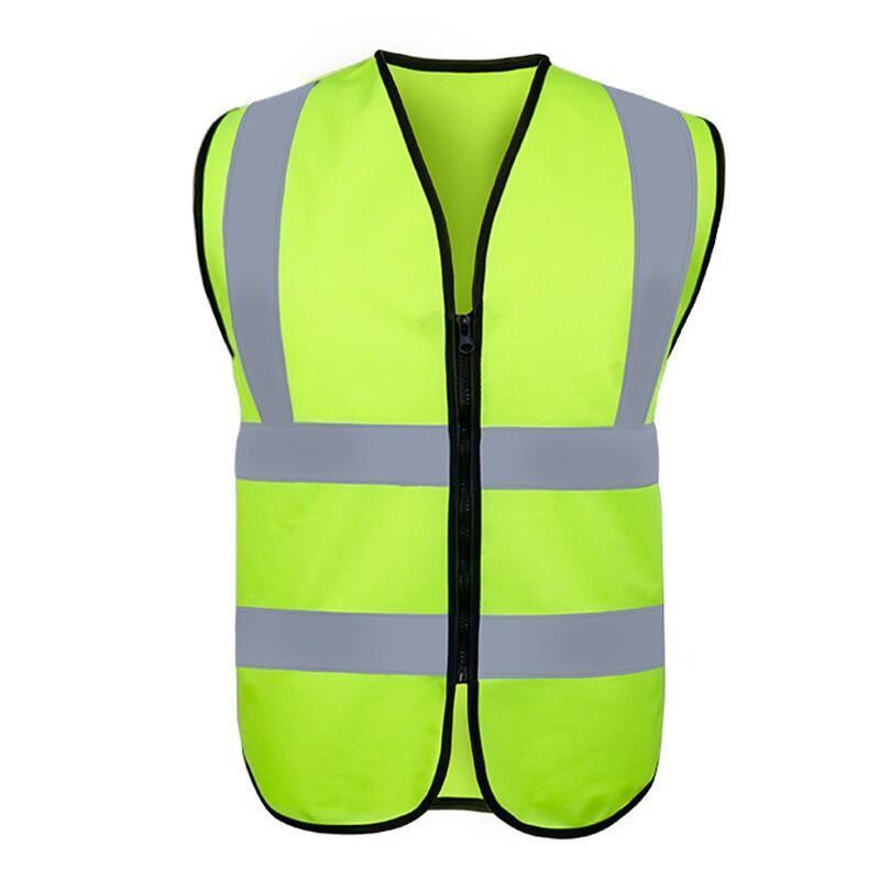 Reflective Vest Safety Engineering Reflective Vest Reflective Vest Traffic Warning Vest Night Reflective Vest Fluorescent Green (no Pocket)