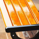 1.8m Upgraded Plastic Wood Park Bench Park Chair Outdoor Bench Community Square Chair Garden Leisure Chair Solid Wood Chair Outdoor Chair Bench