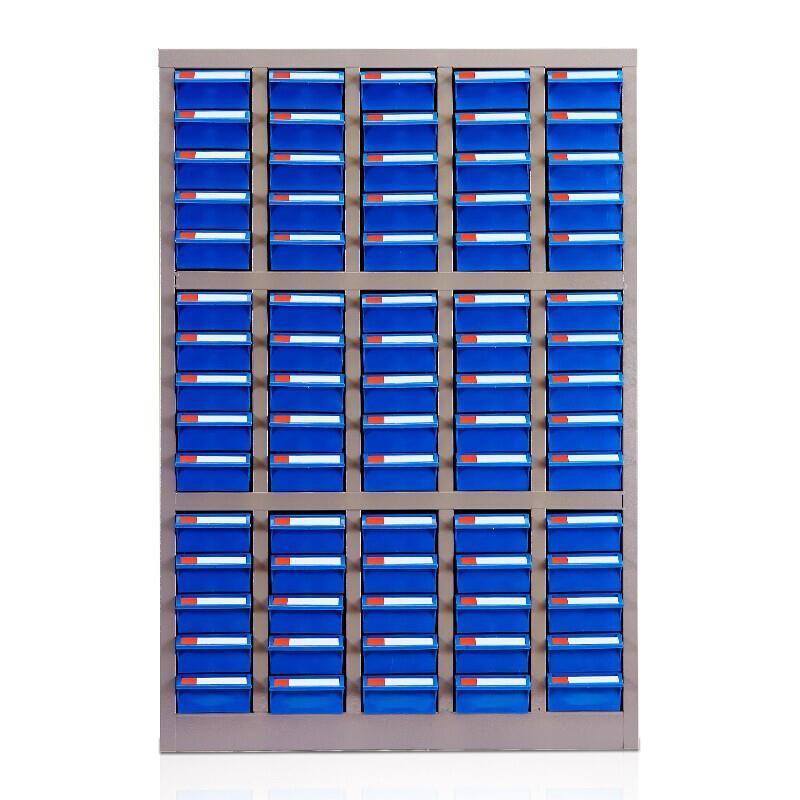 75 Drawer Without Door Cabinet Blue Drawer Parts Cabinet Floor Type Storage Screw Material Tool Component Cabinet Storage Cabinet Sample Cabinet