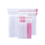 Self Sealing Bag Small Plastic Bag PE Sealing Bag 10 * 15 cm 1000 Pieces 8 Silk Red Edge