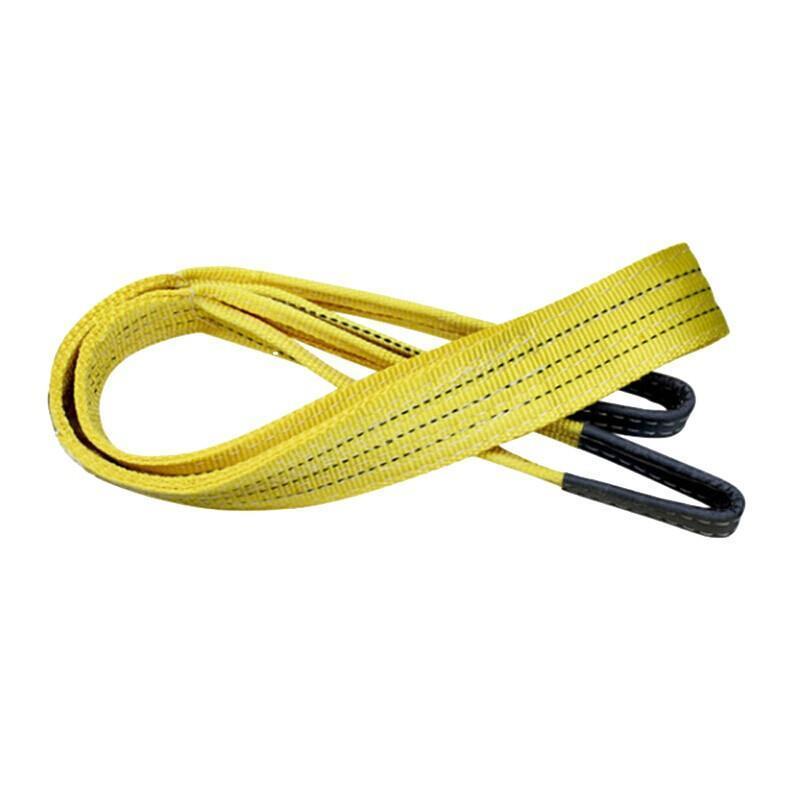 3tx5m Synthetic Fiber Lifting Flat Sling High Strength Two End Buckle Flexible Sling