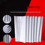 White Woven Bag Snake Skin Bag Thickened Move Packing Bag Double Express Packing Bag Waterproof Thickened 75*123 cm 100 Pieces