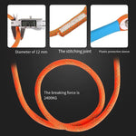 Safety Rope 1.8M Single Small Hook Connecting Rope Safety Belt Electrical Work Safety Rope Construction Outdoor Fall Prevention High Altitude Protection