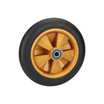 Hand Wheel 12 Inch Truck Trailer Truck Solid Rubber Wheel Caster Yellow Rubber Wheel