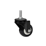 3 Inch Office Chair Furniture Wheel Mute Diamond Wheel Black Caster 3 Inch Universal Brake Wheel