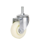 Nylon Wheel Caster Wheel Pusher Wheel Nylon Wheel Hand Push Wheel Thickener Wheel 3 Inch Light Screw Universal Wheels