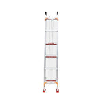 8m Aluminum Alloy Telescopic Ladder, Aluminum Ladder, Rising And Shrinking Stair