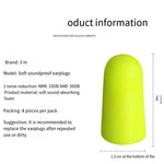 10 Pcs Sound Insulation Earplug Anti Noise Sleep Artifact Work Students Sleep Dormitory Anti Noise Snoring Earplug For Men And Women