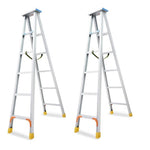 2.5m Folding Miter Ladder Aluminum Alloy Miter Ladder Custom Thickened Double Side Ladder A-type Miter Ladder