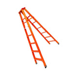 2.1m Folding Ladder Carbon Steel Double Side Ladder Thickening Commercial Indoor Engineering Miter Ladder 2.1m Carbon Steel