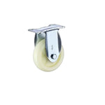 Medium Duty 2.5 Inch Fixed Beige Casters 4Pcs Polypropylene (PP) Wheel Directional Wheel - 4Pcs