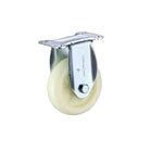 4 Sets 3 Inch Fixed Caster Beige Polypropylene (PP) Caster Medium Directional Wheel