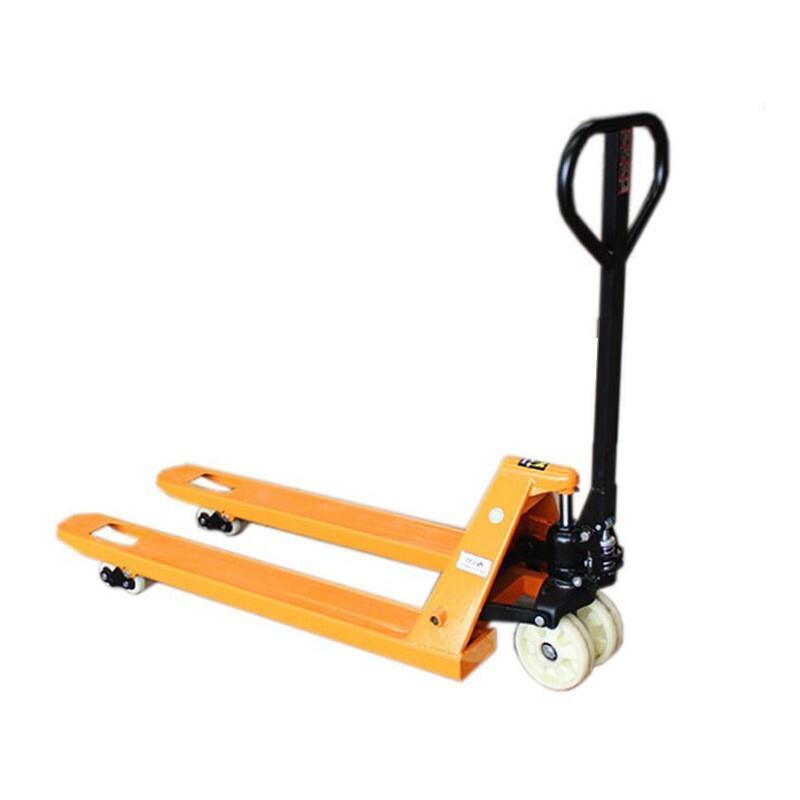 Pallet Truck Forklift Manual Hydraulic Pallet Truck Lift Push Pull Trailer Flatbed Truck Bearing 2.5 T Φ120cm Nylon Wheel