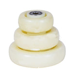 Trolley Caster Double Axle Nylon PP Caster Industrial Caster Universal Wheel White Nylon Wheel Heavy 4 Inch