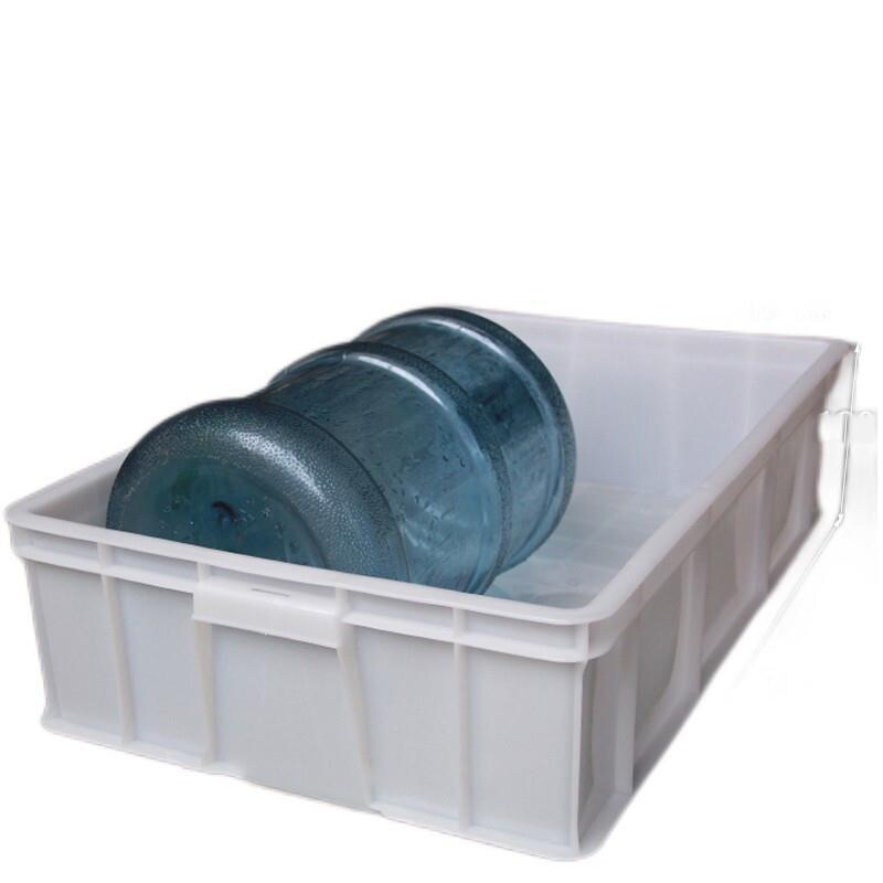 No.1 Thickened Plastic Turnover Box Rectangular Finishing Box Logistics Storage Box Storage Box Material Box Storage Box Shelf Parts Box White (710 * 455 * 180mm)