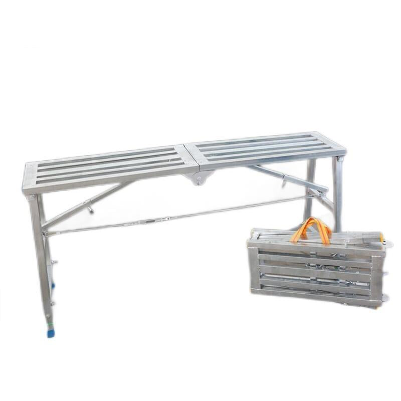 1.6m High 2m Long 40cm Wide Folding Multifunctional Portable Horse Stool Thickened Horse Ladder Square Tube