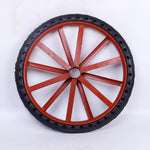 26 Inch Angle Iron Solid Wheel Construction Site Special Truck Tire Rubber Belt Hole Solid Wheel 680mm