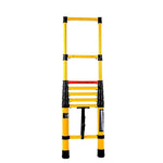 4m Portable FRP Insulated Fish Pole Ladder, Insulated Telescopic Ladder, Telescopic Elevator, Communication Ladder, Antiskid Bamboo Ladder, Single Ladder 4m