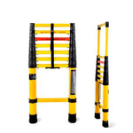 4m Portable FRP Insulated Fish Pole Ladder, Insulated Telescopic Ladder, Telescopic Elevator, Communication Ladder, Antiskid Bamboo Ladder, Single Ladder 4m