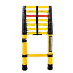 2.5m Portable FRP Insulated Fish Pole Ladder, Insulated Telescopic Ladder, Telescopic Elevator, Communication Ladder, Antiskid Bamboo Ladder, Single Ladder