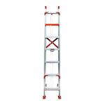 10m Aluminum Alloy Manual Telescopic Single Ladder Thickened Non-slip