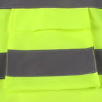 Reflective Suit Reflective Vest Reflective Waistcoat Reflective Gilet Riding Traffic Construction Environmental Sanitation Vest Fluorescent Yellow Uniform Free Size