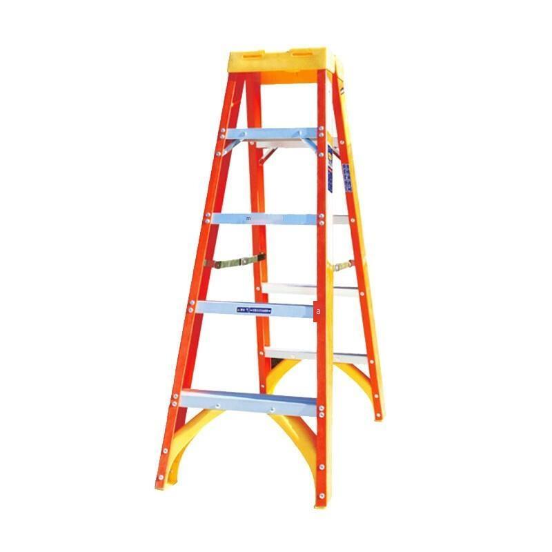 FRP Insulation Ladder Telescopic Industrial Ladder Double Side Ten Step Miter Ladder