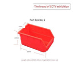 6 Pieces Parts Box No.2 Red 220 * 140 * 125 Combined Screw Box Tool Storage Box