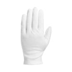 12 Pairs Ceremonial Cotton Yarn Safety Gloves Operation Reception Work Gloves Cotton Yarn White Free Size