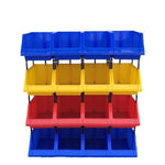 15 Pcs Red Parts Box Plastic Combined Material Box Assembly Component Box Screw Box Tool Box Oblique 170 * 115 * 80mm