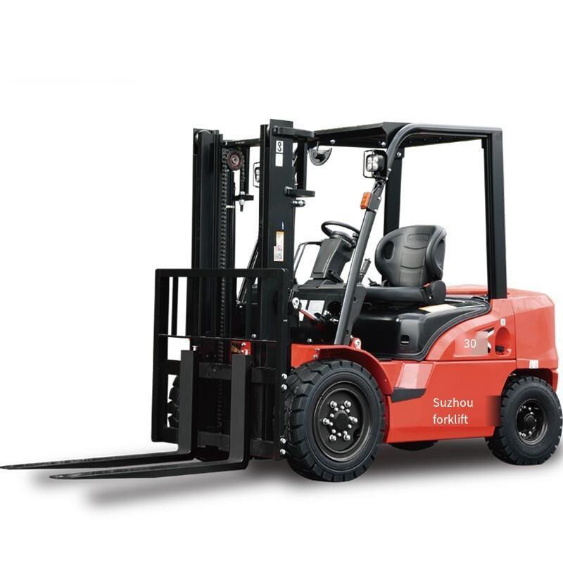 2.5t Diesel Forklift Four-Wheeled Forklift Elevated And Reduced Forklift